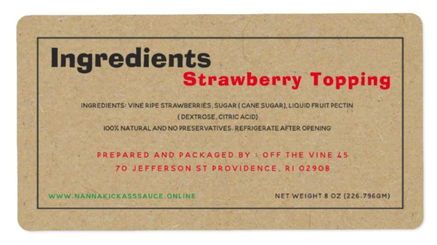 Strawberry Topping π8oz