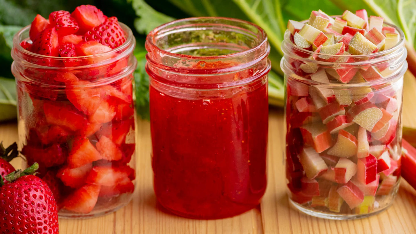 Strawberry Rhubarb 8oz Jar