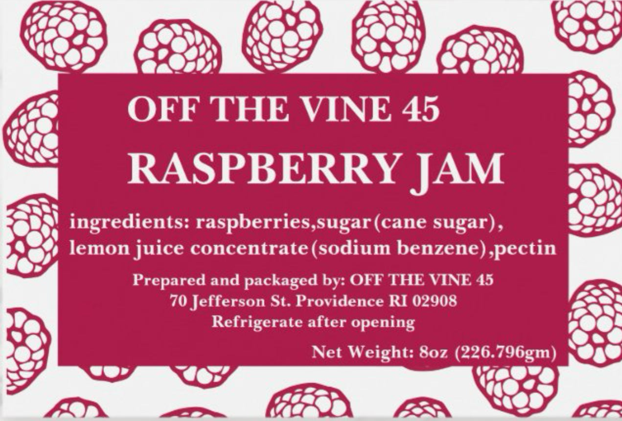 Raspberry Jam 8oz Jar $9.99