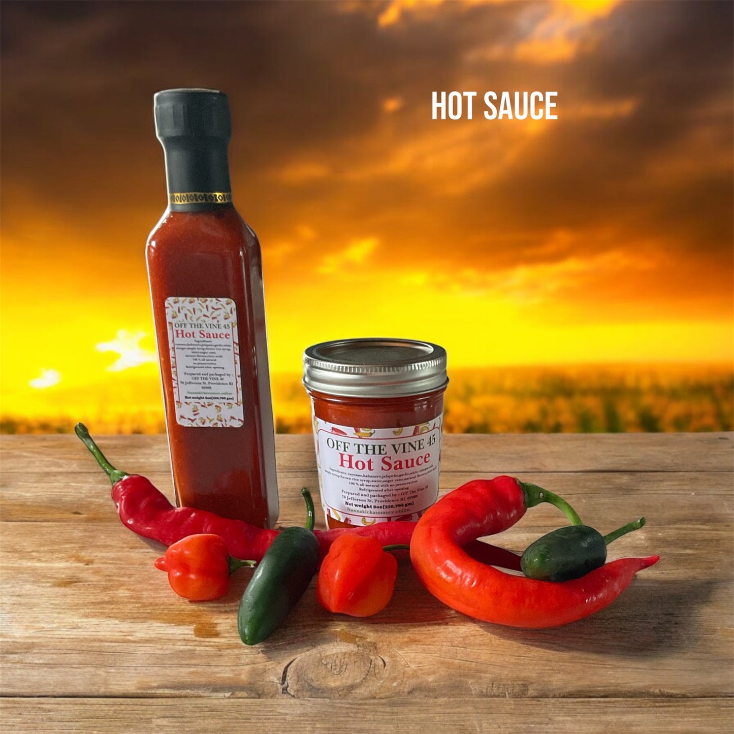 Hot Sauce 🌶️ 8oz Gift Bottle