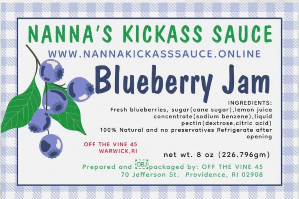 Blueberry Jam 8oz 🫐