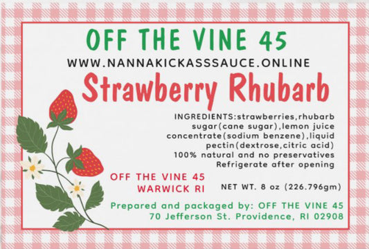 Strawberry Rhubarb 8oz Jar