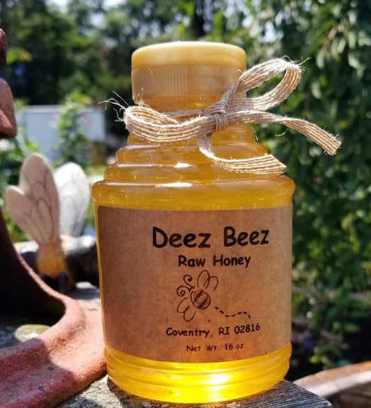 Deez Beez Raw Honey 🍯🐝 16 oz Jar