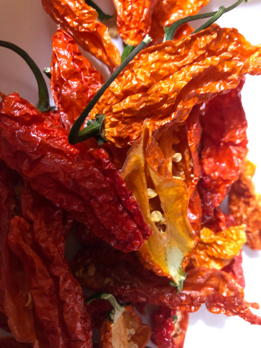 Dehydrated Ghost Peppers .5oz bag
